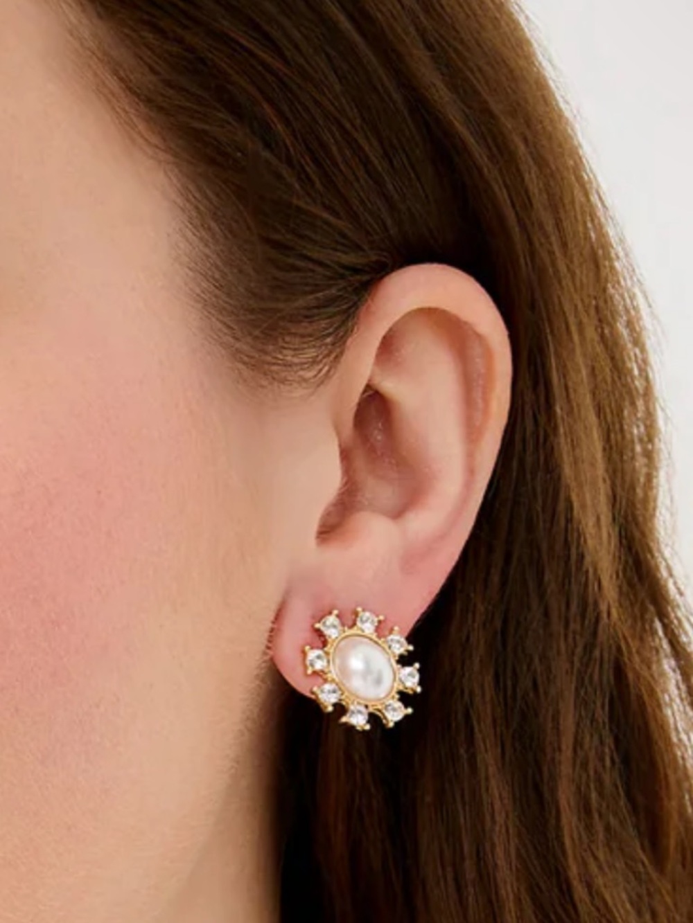 NWT Lilly Pulitzer Gold Spicy Socialite Earring Set of 3 - Picture 4 of 12